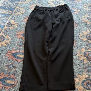 JCrew Black Elastic Waist Pants